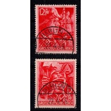 1945 - Tysk Rige - AFA 904-05 - Frimærker - SA og SS - Sæt - Stemplede.